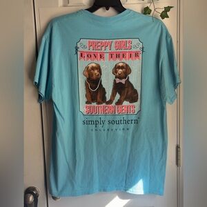 Simply Southern Women’s X-Large Blue Graphic T-Shirt